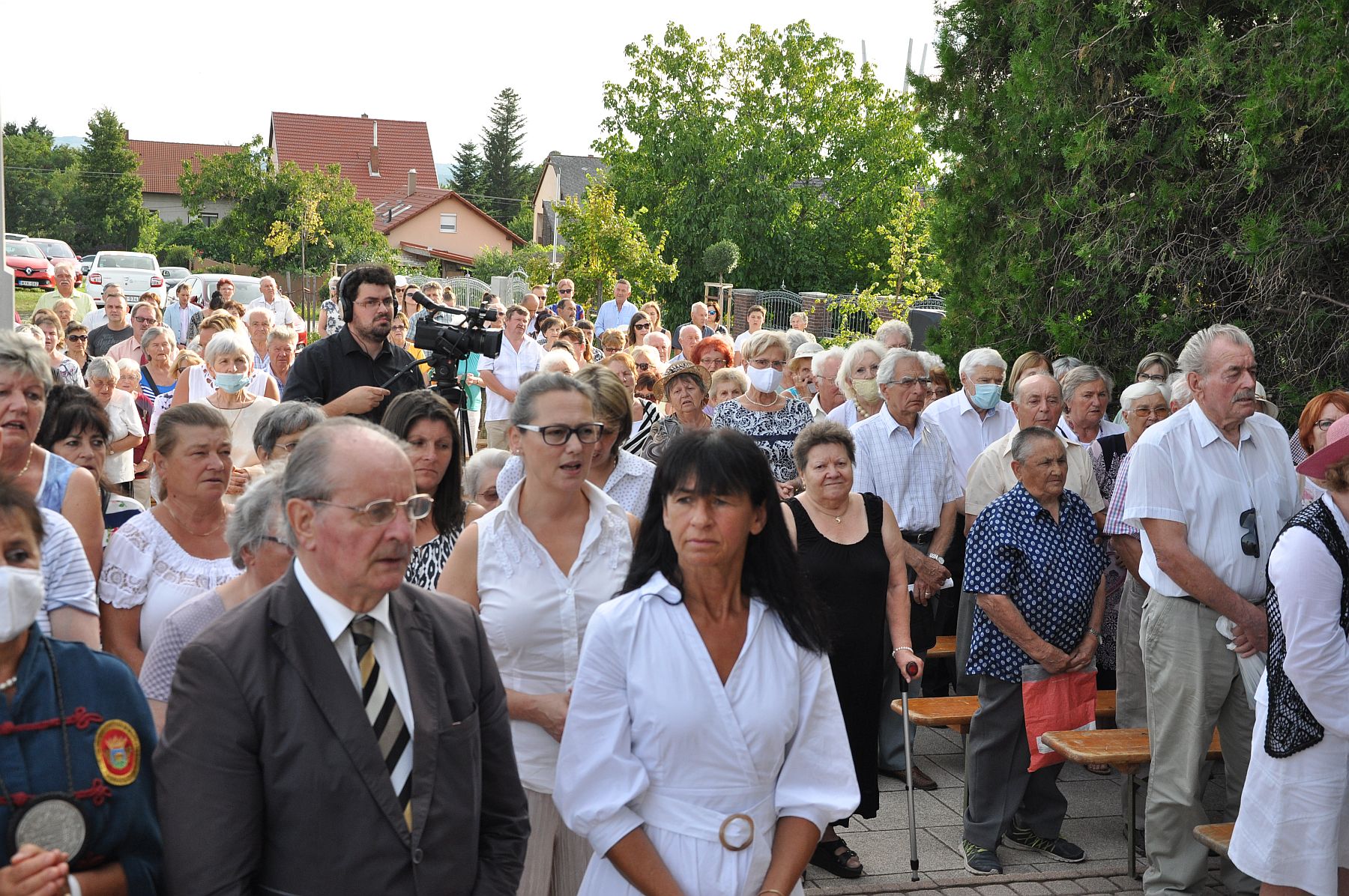 Püspöki mise a Szent Donát kápolna búcsúnapján